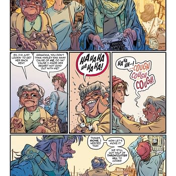 Interior preview page from Harley Quinn #54