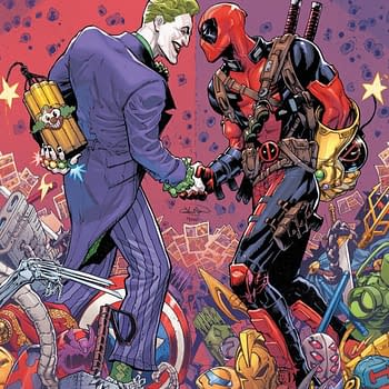 The Deadpool And The Joker In Deadpool/Batman (Spoilers)