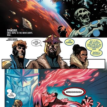 Interior preview page from IMPERIAL WAR: NOVA CENTURION #1 FRANCESCO MORTARINO COVER
