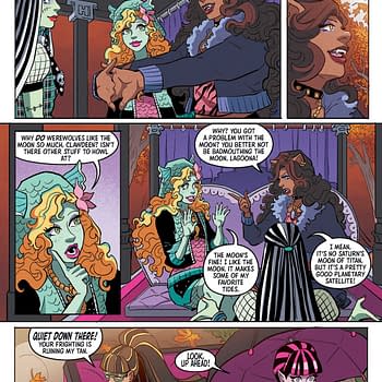 Interior preview page from MONSTER HIGH: HOUSE HAUNTERS #1 SERENA MERCADO COVER