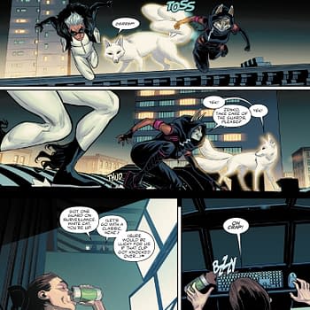 Interior preview page from MILES MORALES: SPIDER-MAN #38 FEDERICO VICENTINI COVER