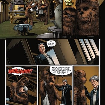 Interior preview page from STAR WARS: HAN SOLO - HUNT FOR THE FALCON #1 RAMON ROSANAS COVER