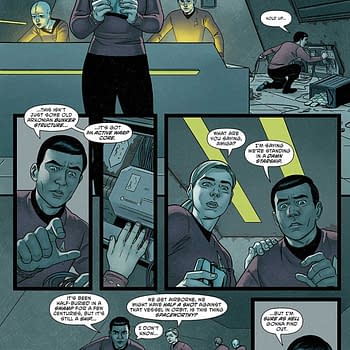 Interior preview page from STAR TREK: RED SHIRTS #3 CHRIS SHEHAN COVER