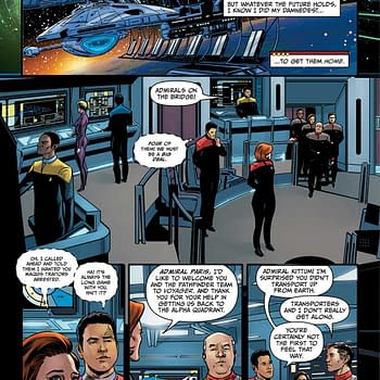 Interior preview page from STAR TREK: VOYAGER - HOMECOMING #1 ANGEL HERNANDEZ COVER