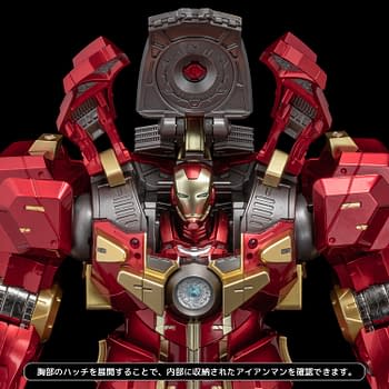 Sentinel Unveils New Marvel Fighting Armor Iron Man Hulkbuster Figure
