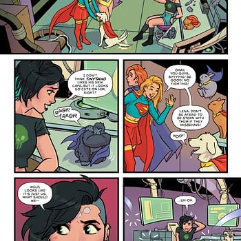 Interior preview page from Supergirl #5