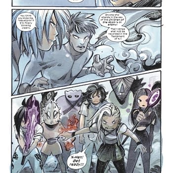 Interior preview page from ULTIMATE X-MEN #19 PEACH MOMOKO COVER