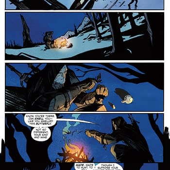 Interior preview page from THE WITCHER: THE BEAR AND THE BUTTERFLY #3 HASSAN OTSMANE-ELHAOU COVER
