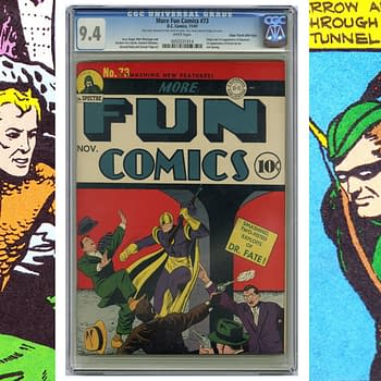 More Fun Comics #73 (DC Comics, 1941) featuring the first appearances of Green Arrow and Aquaman.