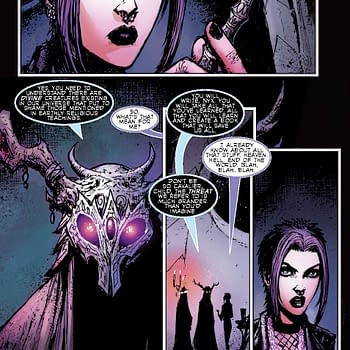 Interior preview page from Black Ritual: The Book of Nyx #6