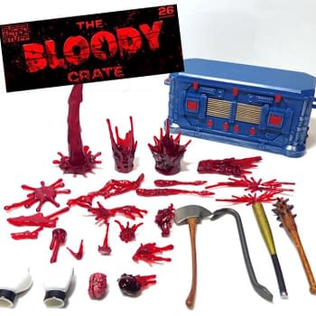 Get Blood with Happycat Industries Super Action Stuff Bloody Crate 
