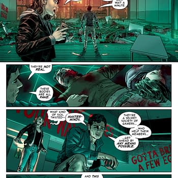 Interior preview page from MASTERMINDS #2 HASSAN OTSMANE-ELHAOU COVER