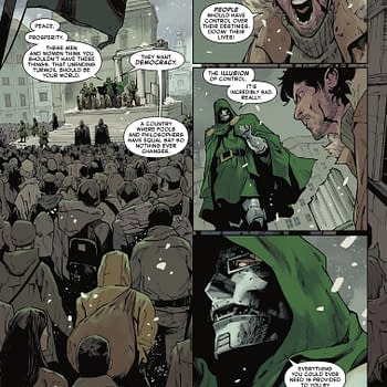 Interior preview page from CAPTAIN AMERICA #4 BEN HARVEY COVER