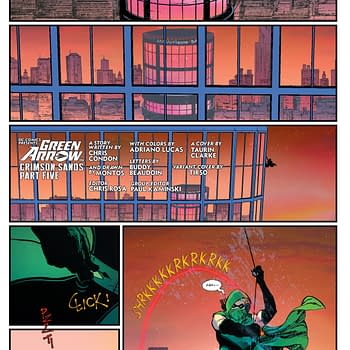 Interior preview page from Green Arrow #29