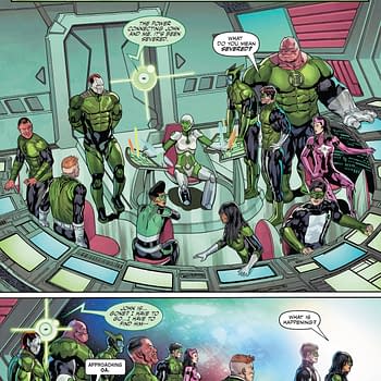 Interior preview page from Green Lantern Corps #9