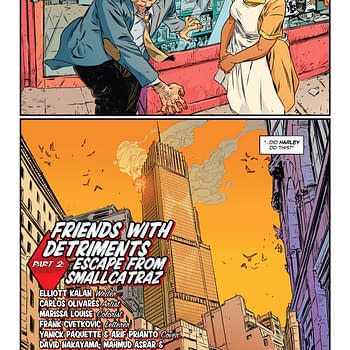 Interior preview page from Harley Quinn #55