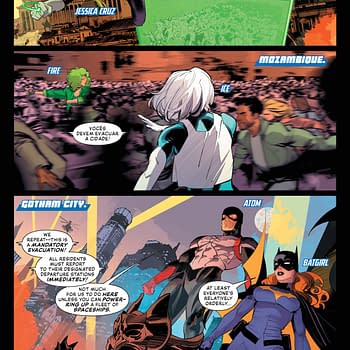 Interior preview page from Justice League Unlimited #12
