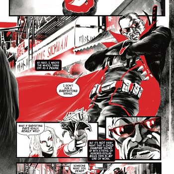 Interior preview page from MARVEL: BLACK WHITE AND BLOOD AND GUTS #1 E.M. GIST COVER