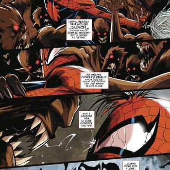 Interior preview page from SPIDER-MAN AND WOLVERINE #6 KAARE ANDREWS COVER