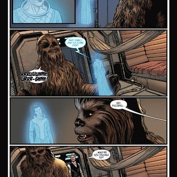 Interior preview page from STAR WARS: HAN SOLO - HUNT FOR THE FALCON #2 RAMON ROSANAS COVER