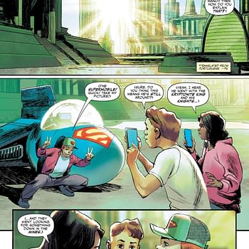 Interior preview page from Superman Unlimited #6