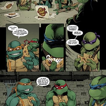 Interior preview page from TEENAGE MUTANT NINJA TURTLES ANNUAL 2025 MATEUS SANTOLOUCO COVER
