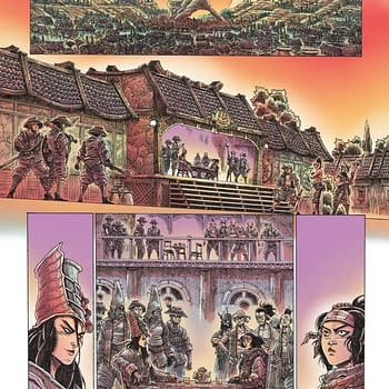 Interior preview page from ORPHAN AND THE FIVE BEASTS: BATH OF BLOOD #2 JAMES STOKOE COVER