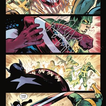 Interior preview page from ALIEN VS. CAPTAIN AMERICA #1 LEINIL YU COVER