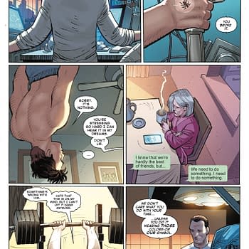 Interior preview page from AMAZING SPIDER-MAN #16 JOHN ROMITA JR. COVER