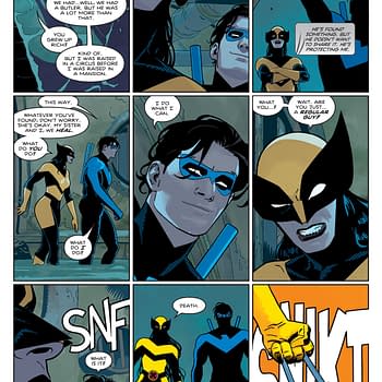 Interior preview page from Batman/Deadpool #1