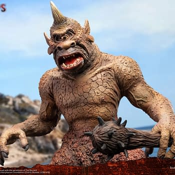 The 7th Voyage of Sinbad Cyclops is Hungry with New Harryhausen Statue