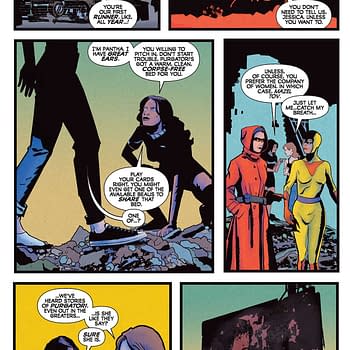 Interior preview page from Die!namite: Blood Red #1