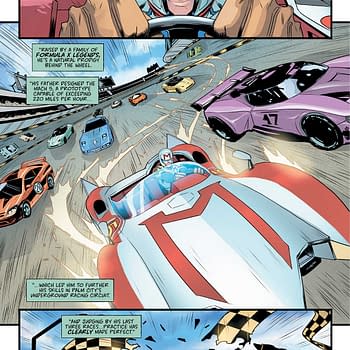 Interior preview page from Speed Racer #4