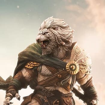Iron Studios Reveals Magic: The Gathering Ajani Goldmane Statue 