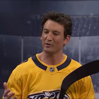 SNL: Nashville Predators React to Miles Teller Hockey PSA Skit