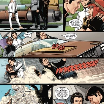 Interior preview page from STAR WARS: HAN SOLO - HUNT FOR THE FALCON #3 RAMON ROSANAS COVER