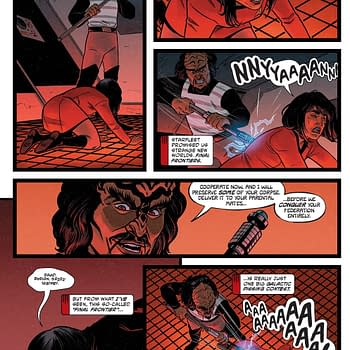 Interior preview page from STAR TREK: RED SHIRTS #4 CHRIS SHEHAN COVER