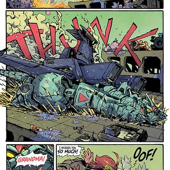 Interior preview page from STARSHIP GODZILLA #2 OLIVER ONO COVER