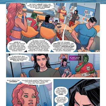 Interior preview page from Titans #29