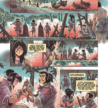 Interior preview page from ORPHAN AND THE FIVE BEASTS: BATH OF BLOOD #3 JAMES STOKOE COVER