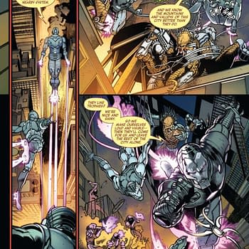 Interior preview page from PREDATOR KILLS THE MARVEL UNIVERSE #5 LEINIL YU COVER