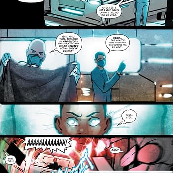 Interior preview page from Batman/Static: Beyond #2