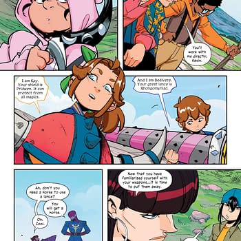 Interior preview page from CORT: Children of the Round Table #4