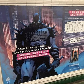 Absolute Batman, As Advertised On The Paris Metro Train Stations