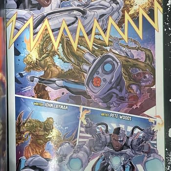 Bleeding Cool First Look At DC K.O. Titans #30: Cyborg Vs Swamp Thing