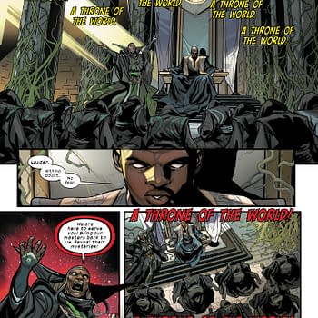 Interior preview page from ULTIMATE BLACK PANTHER #23 STEFANO CASELLI COVER