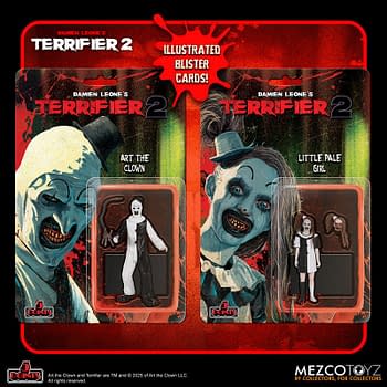 Mezco Gets Bloody with New Art The Clown Terrifier 5 Points Set