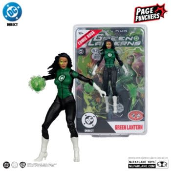 Green Lantern Jessica Cruz Joins McFarlane's DC Comics Page Puncher