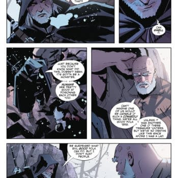 Interior preview page from THE WITCHER: BLOOD STONE #1 HASSAN OTSMANE-ELHAOU COVER