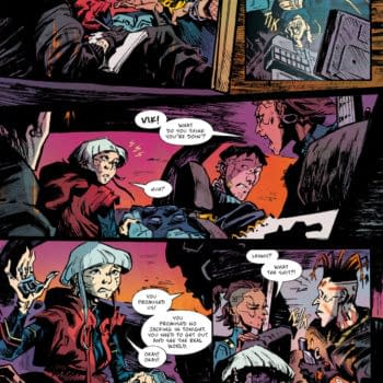 Interior preview page from CYBERPUNK 2077: CHROME #1 FRANK CVETKOVIC COVER